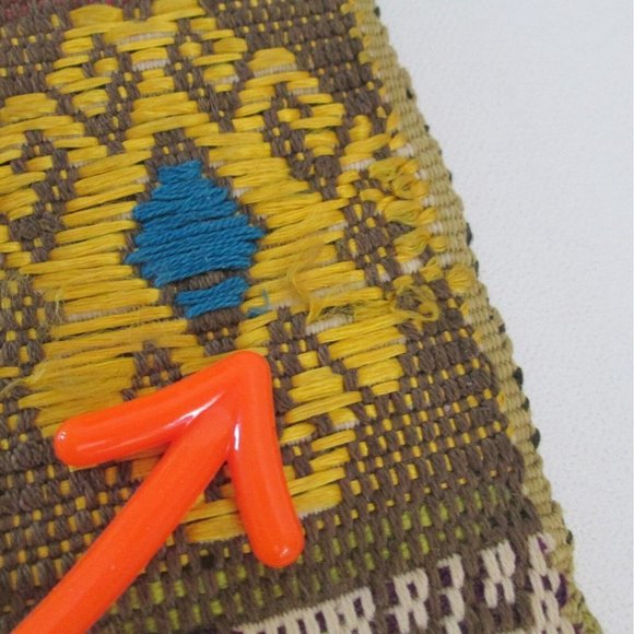 Vintage Peruvian Woven Chumpi Belt Brightly Colored Sash Tribal Designs main image 12